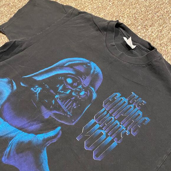 Vintage 1996 Star Wars Darth Vader The Empire Wants You Movie Promo Tee Large - Picture 2 of 7